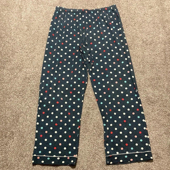 Cuddl Duds Polka Dot Long Sleeve Button Front Pajamas L - Picture 2 of 16